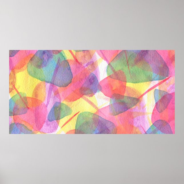 Affiche Watercolour texture (Devant)