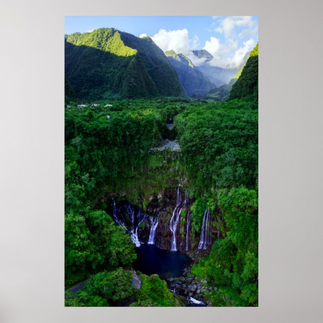 Affiche Waterfalls | Grand Galet Falls (Devant)