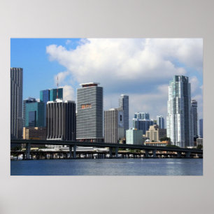 Affiche Waterfront view of Miami