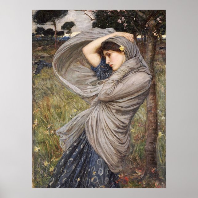 Affiche Waterhouse - Boreas (Devant)