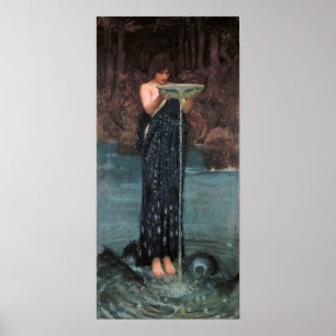 Affiche Waterhouse - Circé envieuse 1892
