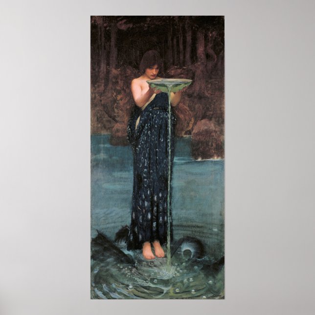 Affiche Waterhouse - Circé envieuse 1892 (Devant)