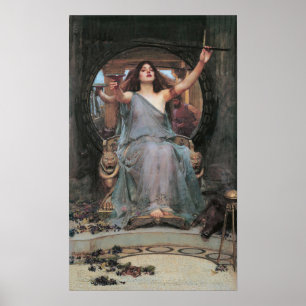 Affiche Waterhouse - Circe Offrant La Coupe À Ulysse
