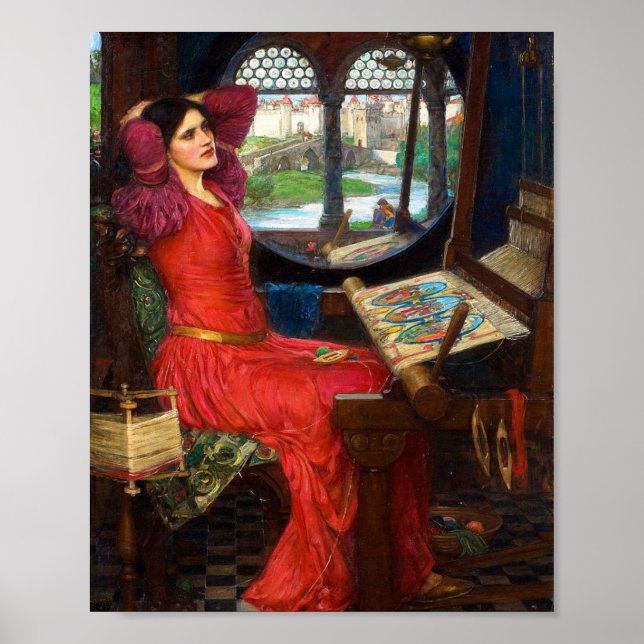 Affiche Waterhouse Je suis à moitié malade d'ombres (Devant)