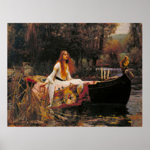 Affiche Waterhouse La Dame de Shalott