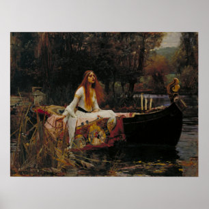 Affiche Waterhouse - La Dame De Shalott