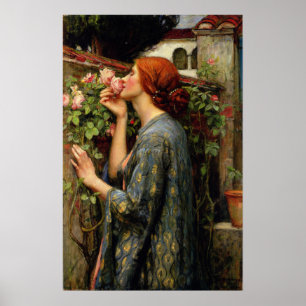 Affiche Waterhouse - L'Âme Du Rose 1903