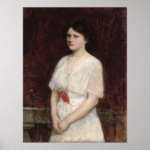 Affiche Waterhouse - Portrait De Mlle Claire Kenworthy