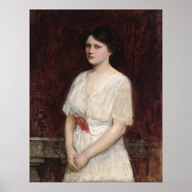 Affiche Waterhouse - Portrait de Mlle Claire Kenworthy (Devant)