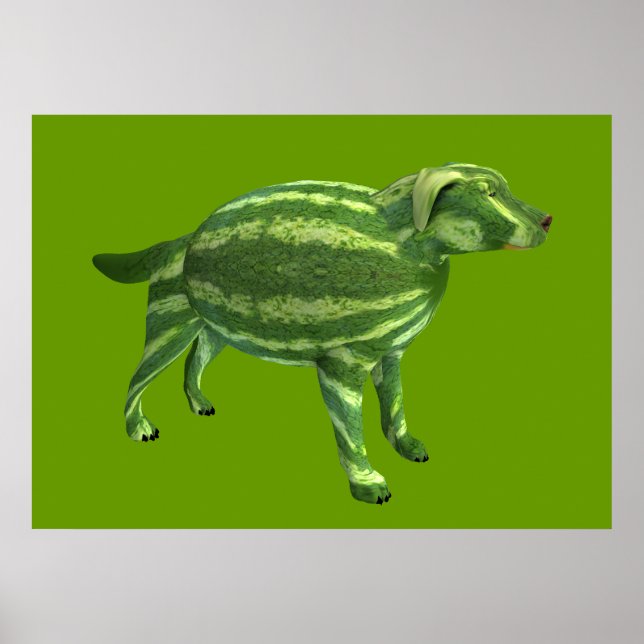 Affiche Watermelon Doggie (Devant)