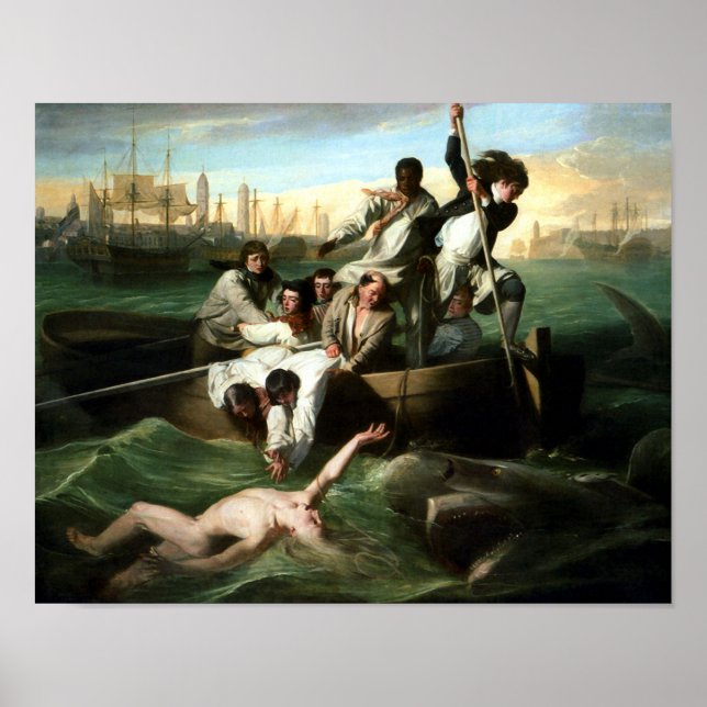 Affiche Watson and the Shark (Devant)