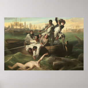 Affiche Watson et le requin par John Singleton Copley