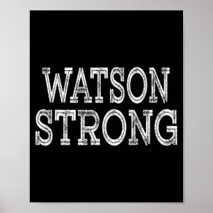 Affiche WATSON Fort Squad Réunion de Famille Équipe de Nom