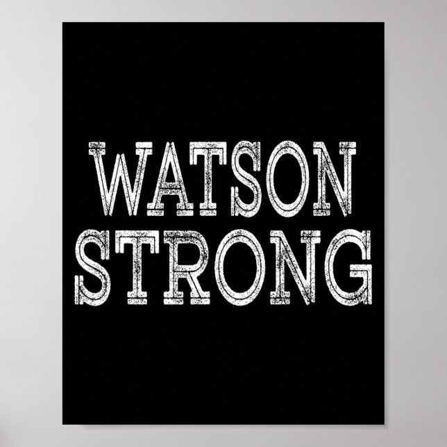 Affiche WATSON Fort Squad Réunion de Famille Équipe de Nom (Devant)