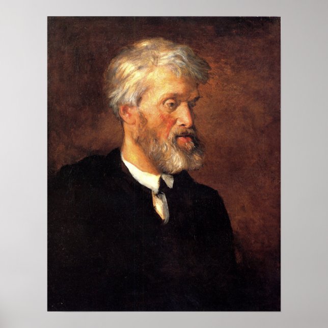 Affiche Watts - Portrait De Thomas Carlyle (Devant)