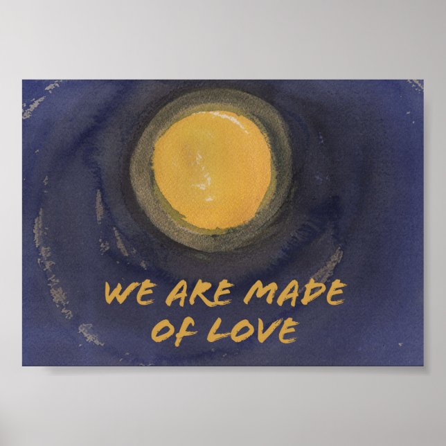 Affiche We are made of Love Sumi Moon print (Devant)