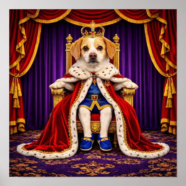 Affiche "We Are Not Amused" (Devant)