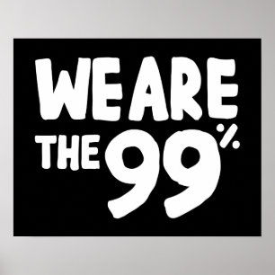 Affiche We Are the 99%