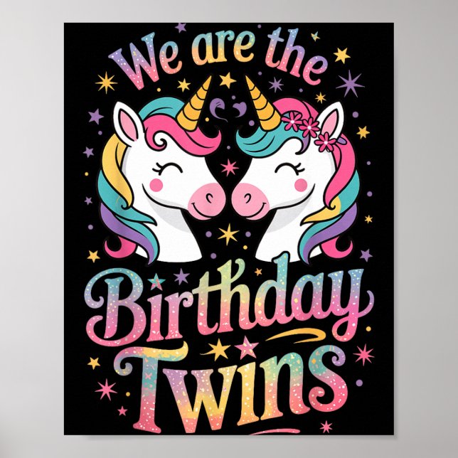 Affiche We Are The Birthday Twins  (Devant)