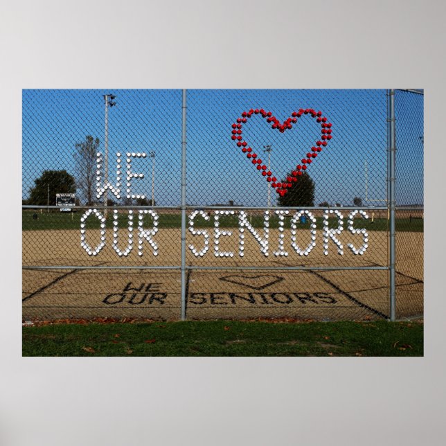 Affiche We Love Our Seniors color photo (Devant)