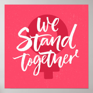 Affiche We Stand Together