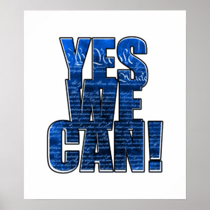 Affiche We The People for Obama!