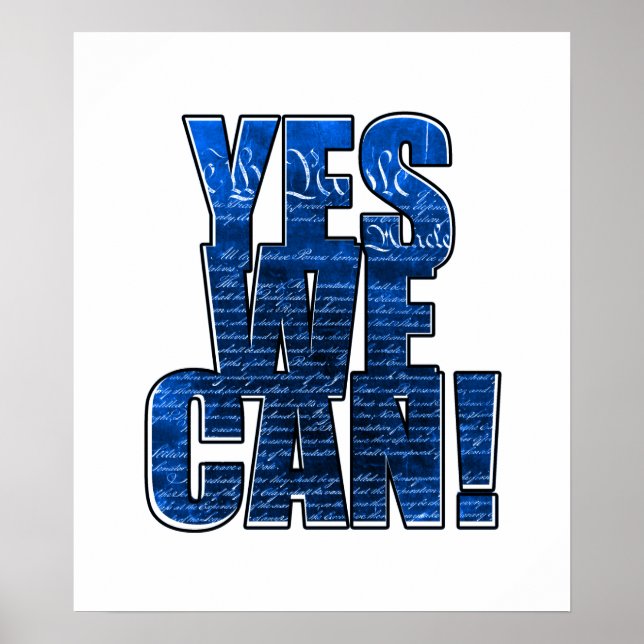 Affiche We The People for Obama! (Devant)