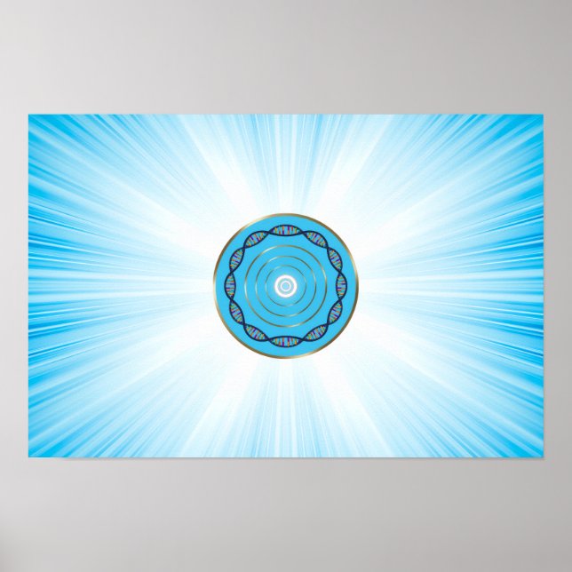 Affiche Wealth and happiness manifestation art for (Devant)