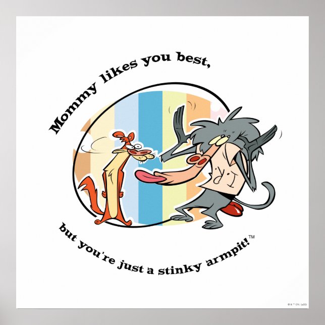 Affiche Weasel & Baboon "Maman aime mieux que toi" (Devant)