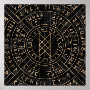 Affiche Web of Wyrd The Matrix of Fate- Marble and gold