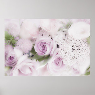 Affiche Wedding roses floral arrangement