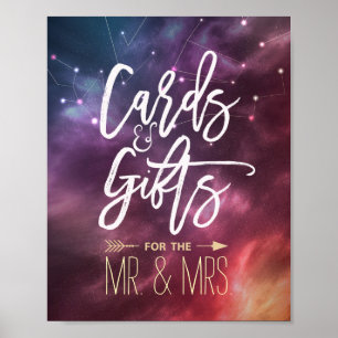 Affiche Wedding Sign Cards Gifts Star Galaxy Constellation