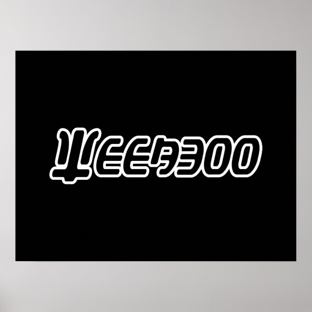 AFFICHE WEEBOO (Devant)