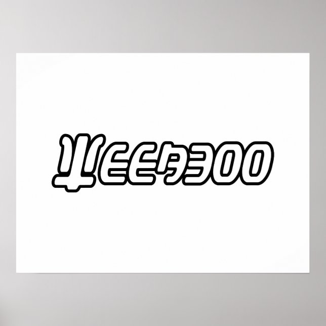 AFFICHE WEEBOO (Devant)