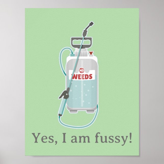 Affiche weed spray garden maintenance (Devant)