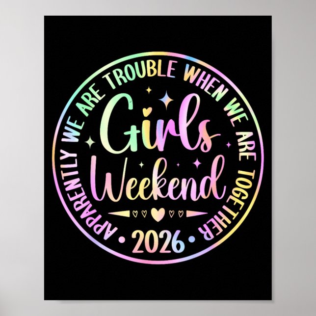 Affiche Week-end entre filles 2026 vacances d'été groupe c (Devant)