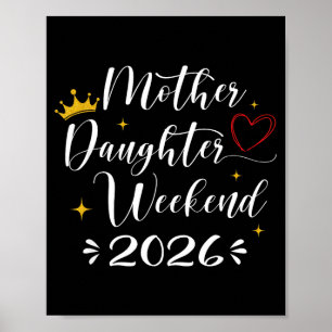Affiche Week-end mère fille 2026 voyage de filles tenue as