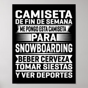 Affiche Week-end Snowboard