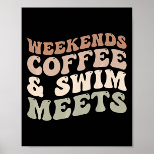Affiche Week-ends Café Et Baignade Rencontre Un Amoureux D