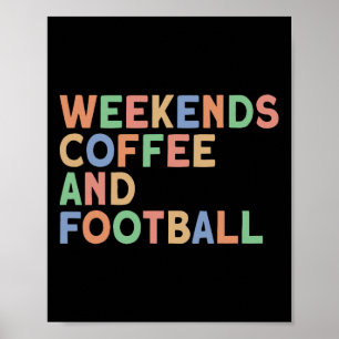 Affiche Week-ends Café Et Football