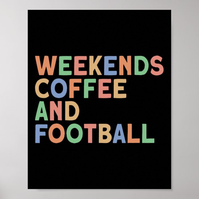 Affiche Week-ends Café Et Football  (Devant)