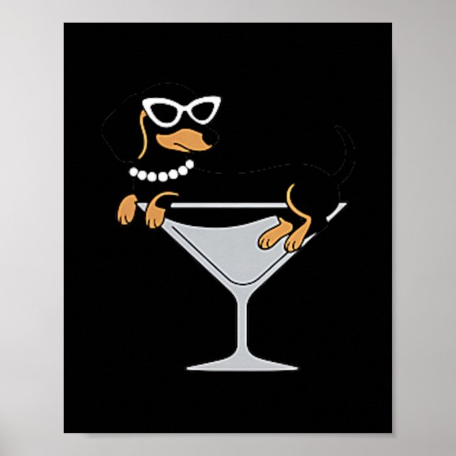 Affiche Weenies And Martinis Drôle De Tini De Weenie Tecke (Devant)