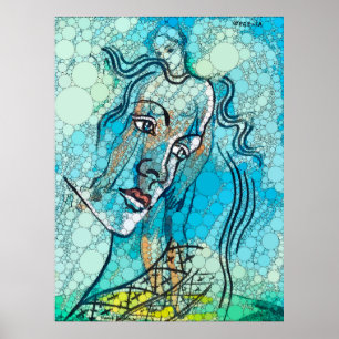 Affiche Wegelia, points d'infini par Francis Picabia