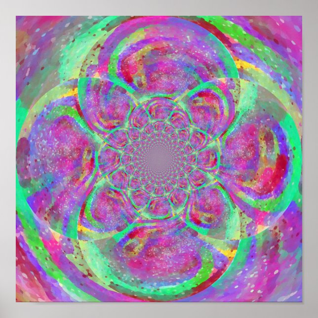 Affiche Weird art, cool vibes art print (Devant)