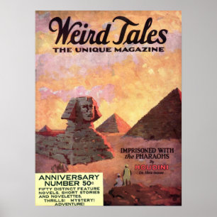 Affiche Weird Tales Magazine MAI 1924