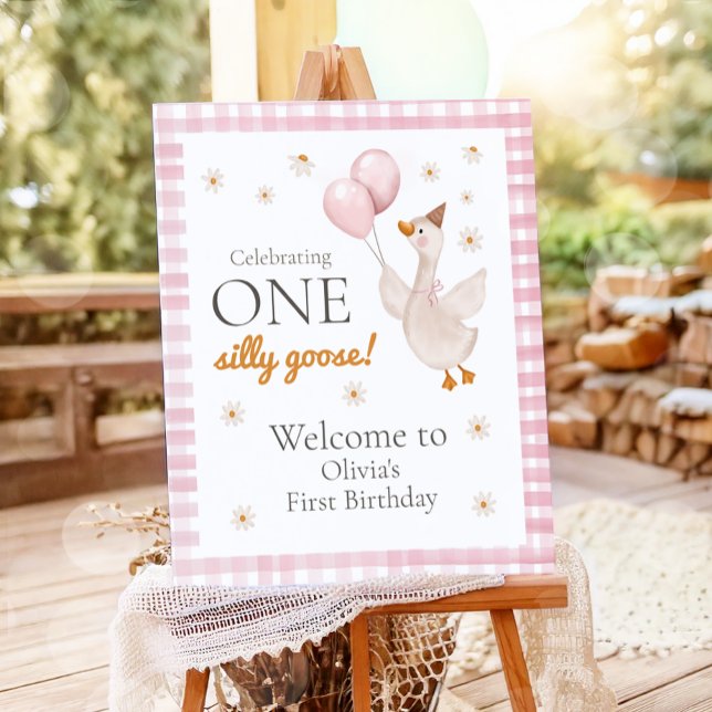 Affiche Welcome Sign Little Chick Farm Barnyard Birthday (Créateur téléchargé)