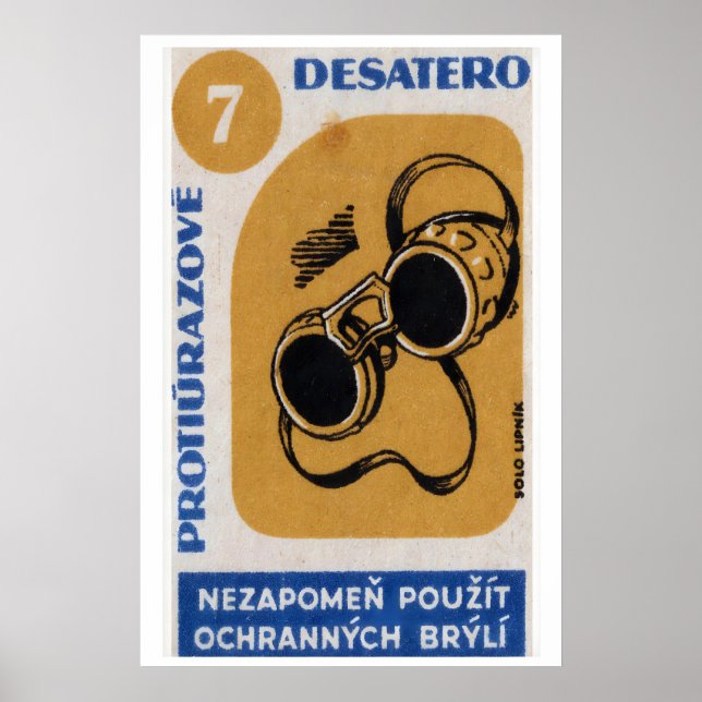 Affiche Welding Glasses - Matchbox Print - Aesthetic Wall (Devant)