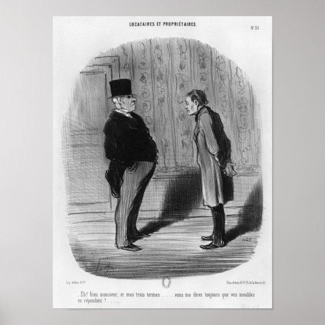 Affiche Well, Sir, what about my three terms?' (Devant)