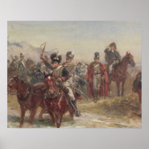 Affiche Wellington en Espagne (huile sur panneau) (paire
