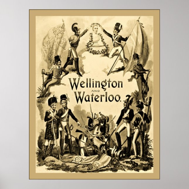 Affiche Wellington et Waterloo (Devant)
